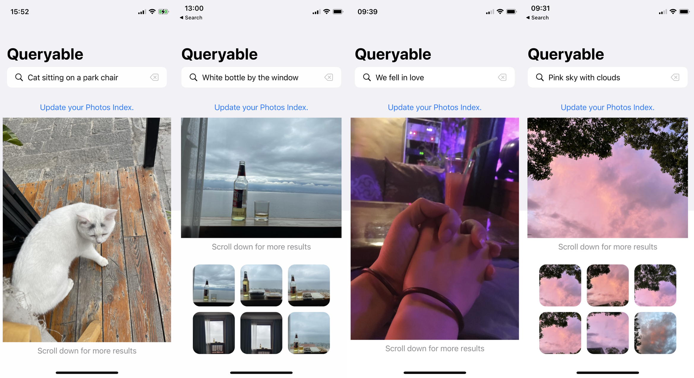 Queryable 寻隐：一个离线的自然语言相册搜索工具
